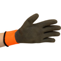 Утепленные перчатки Armprotect акрил начес, Hi-Vision, вспененный латекс на ладони, р10 6300W 4631161387660