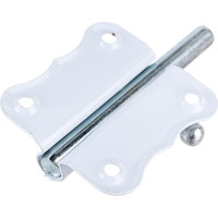 Накладная задвижка РемоКолор (фигурная; с полимерным покрытием; 50 мм) 70-0-195