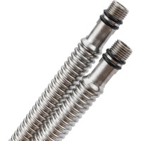 Гибкая сильфонная подводка для смесителя Kopfgescheit 1/2"хM10, 40 см KG-A374 комплект из двух штук KG-A374х2