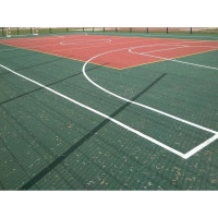 Покрытие из резиновой крошки ООО Амортекс 1500x6000x10 мм цвет зелёный 0056