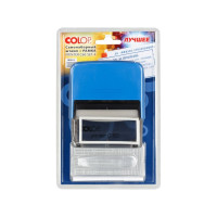 Самонаборный штамп Colop Printer пластмассовый, 9 строк 2 кассы, рамка C60-SET F син