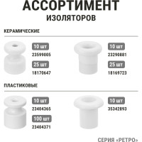 Ретро провод TDM ELECTRIC "Эко" 3x2,5 витой ГОСТ белый 50м SQ2801-0104