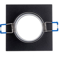 Встраиваемый алюминиевый светильник ЭРА KL88 BK MR16/GU5.3 черный Б0054355