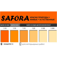 Колеровочная паста SAFORA мандарин 100 мл 14