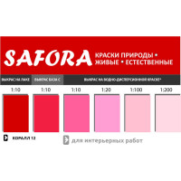 Колеровочная паста SAFORA коралл 100 мл 12