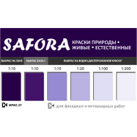 Колеровочная паста SAFORA ирис 100 мл 27