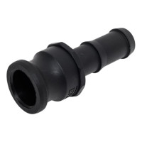 Камлок TITAN LOCK 0,75in типа E, ниппель с хвостовиком (полипроп.) TL75EPP