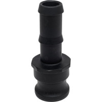 Камлок TITAN LOCK 0,75in типа E, ниппель с хвостовиком (полипроп.) TL75EPP