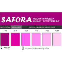 Колеровочная паста SAFORA роза 100 мл 10