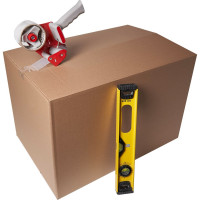 Картонная коробка PACK INNOVATION 60x40x40 см, без ручек, объем 96 л, 5 шт IP0GK604040-5