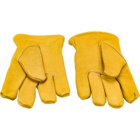 Утепленные кожаные перчатки из лицевой кожи S. GLOVES SOBAT размер 09 31999-09