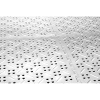 Модульное напольное покрытие ПластФактор SENSOR Canal 375-375 Ral 7035, 10 шт. 4627080342200