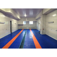 Модульное напольное покрытие ПластФактор SENSOR Canal 375-375 Ral 7035, 10 шт. 4627080342200