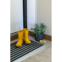 Грязезащитная придверная решетка ООО ПК ЦентрВход Эксперт резина-ворс, 390x590 мм 731EX004