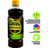 Морилка для дерева SAFORA водная, дуб, 500 мл 005