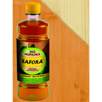Морилка водная SAFORA для дерева, натуральная сосна, 500 мл 002