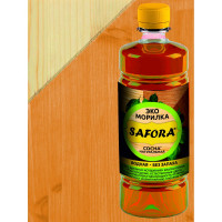 Морилка водная SAFORA для дерева, натуральная сосна, 500 мл 002