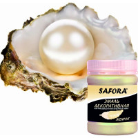 Эмаль перламутровая SAFORA жемчуг ЭМ104/1