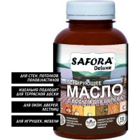 Масло для дерева SAFORA тонирующее, с воском, темный орех МД150/5