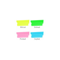 Набор текстовыделителей BRAUBERG ORIGINAL NEON 4 цвета, линия 1-5 мм 152215