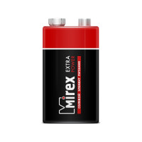 Солевая батарея Mirex 6F22 / Крона 9V 1 шт ecopack 23702-6F22-E1