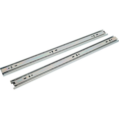 Шариковые направляющие для ящиков Локри хром, 450 мм, 2 шт. WP 450