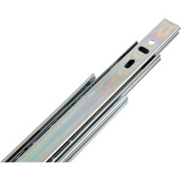 Шариковые направляющие для ящиков Локри хром, 450 мм, 2 шт. WP 450