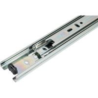 Шариковые направляющие для ящиков Локри хром, 450 мм, 2 шт. WP 450