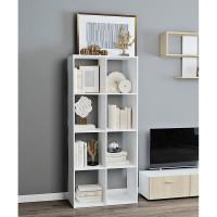 Стеллаж ФЕЛИКС 8-ми секционный белый шагрень ПК-ОБИ-СЖ164Х73-В1-1068