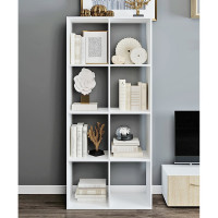 Стеллаж ФЕЛИКС 8-ми секционный белый шагрень ПК-ОБИ-СЖ164Х73-В1-1068