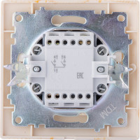 2-клавишный выключатель TDM ELECTRIC Лама 10А сосна SQ1815-0302