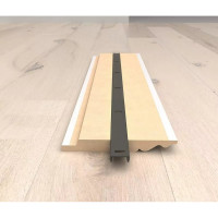 Монтажная планка Cosca Decor ПВХ, 2400 мм, для плинтуса МДФ СПБ075515