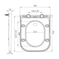 Крышка-сиденье для унитаза ALLEN BRAU Infinity HDA309 00280736