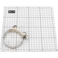 Усиленный хомут TITAN LOCK 63-71 мм, нержав. сталь AISI 304, лента+болт TL63-71RCSS