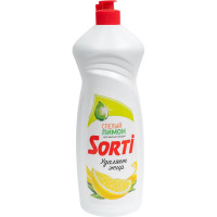 Средство для мытья посуды SORTI ГЕЛЬ АКТИВ 900 мл, лимон 608023