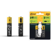 Комплект аккумуляторов duwi AAA 2PACK Li-Ion 1.5V 62012 9