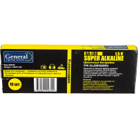 Батарейка General Lighting Systems GBAT-LR6 AA щелочная 10pcs/ shr+box (10/720) 800592