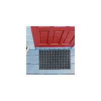 Грязесборный входной резиновый ячеистый коврик LAIMA EXPERT толщина 16 мм, 40x60 см 607810