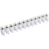 Клеммная винтовая колодка STEKKER, линейка 12 штук, полипропилен, LD226-10A DIY 39893