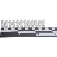 Клеммная винтовая колодка STEKKER, линейка 12 штук, полипропилен, LD226-10A DIY 39893