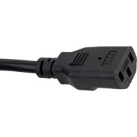 Кабель электропитания IEK ITK PDU 3x1,5 5м с разъёмами С13 - нем.ст PC-C13D-5M