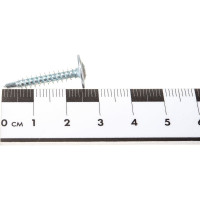 Саморез КВАДРА пресс-шайба, со сверлом, 4.2x25 цинк, кор. 100 шт. 420254000100