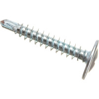 Саморез КВАДРА пресс-шайба, со сверлом, 4.2x25 цинк, кор. 100 шт. 420254000100