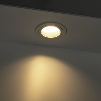 Встраиваемый потолочный светильник RITTER Artin круг скрытая лампа 92x92x40 монтажное отверстие 80x80 GU5.3 алюминий, белый 51415 2