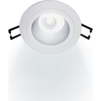 Встраиваемый потолочный светильник RITTER Artin круг скрытая лампа 92x92x40 монтажное отверстие 80x80 GU5.3 алюминий, белый 51415 2