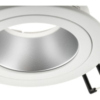 Встраиваемый потолочный светильник RITTER Artin круг скрытая лампа 92x92x40 монтажное отверстие 80x80 GU5.3 алюминий, белый 51415 2