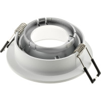 Встраиваемый потолочный светильник RITTER Artin круг скрытая лампа 92x92x40 монтажное отверстие 80x80 GU5.3 алюминий, белый 51415 2