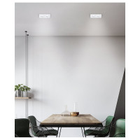 Встраиваемый потолочный светильник RITTER Artin, 2хGU5.3, 175х94х25мм, алюминий, белый 51425 1