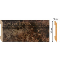 Плинтус напольный Decomaster 107x12x2400 мм D105-713 ДМ