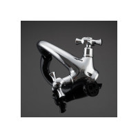 Смеситель для умывальника Gappo 1/2 кер G1042 крест, хром 519391